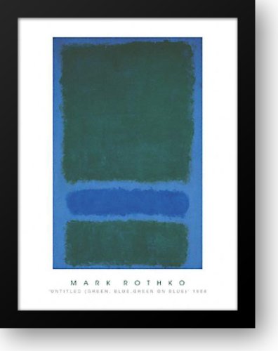 Amazon.com: Untitled (Green, Blue, Green on Blue), 1968 20x24
